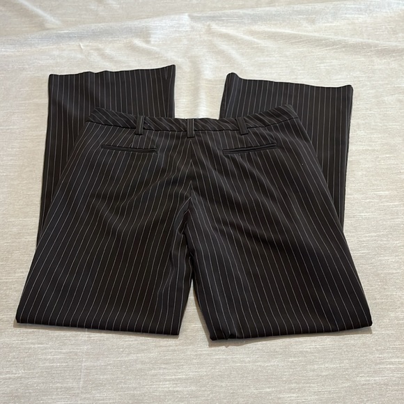 Star City brown pants with pink pin stripes. Size 11. Waist 16.5” Inseam 31.5” - Picture 4 of 10